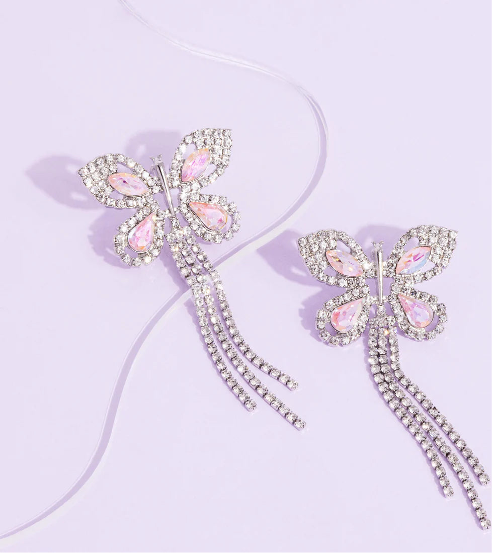 Paparazzi Earrings - Next Soar - Pink - Life of the Party - August 2024