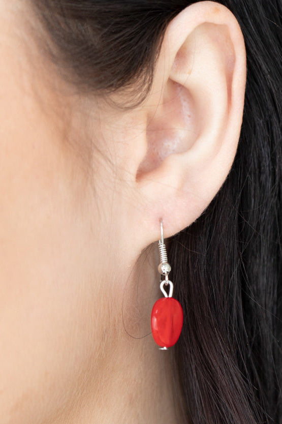 Paparazzi Necklaces - Light-Scattering Luminosity - Red