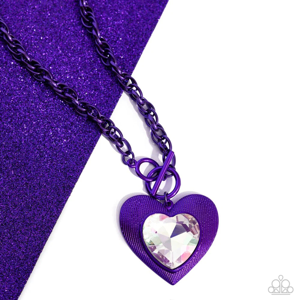 Paparazzi Necklaces - Modern Matchup - Purple