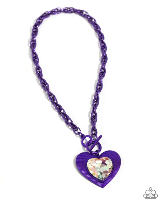 Paparazzi Necklaces - Modern Matchup - Purple
