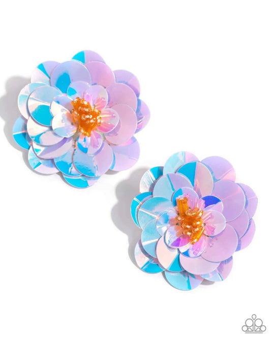Paparazzi Earrings - Floating Florals - Multi