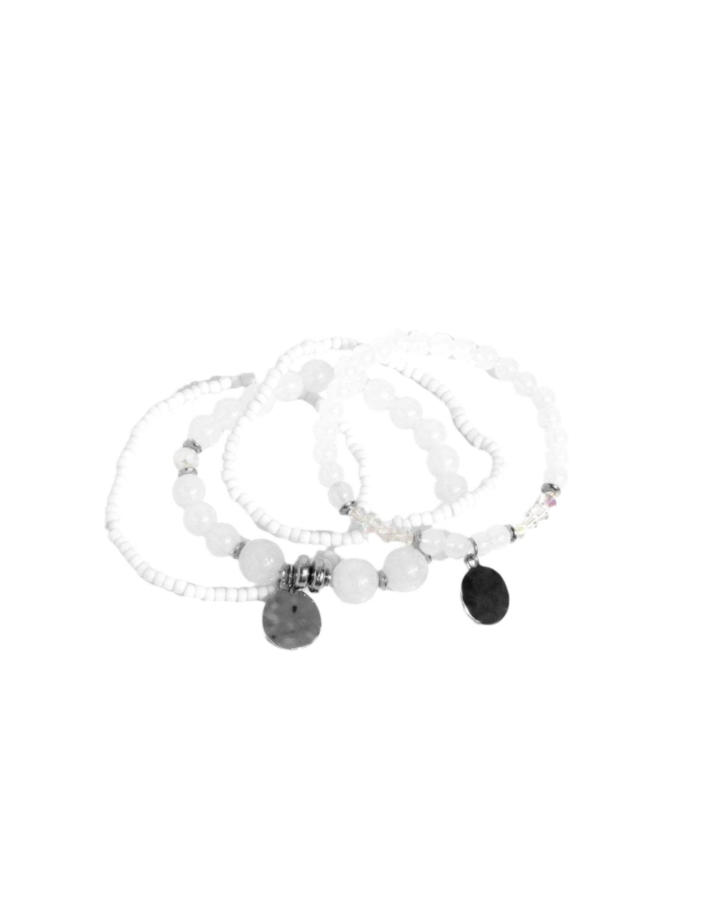 Paparazzi Bracelets - Superior Stack - White