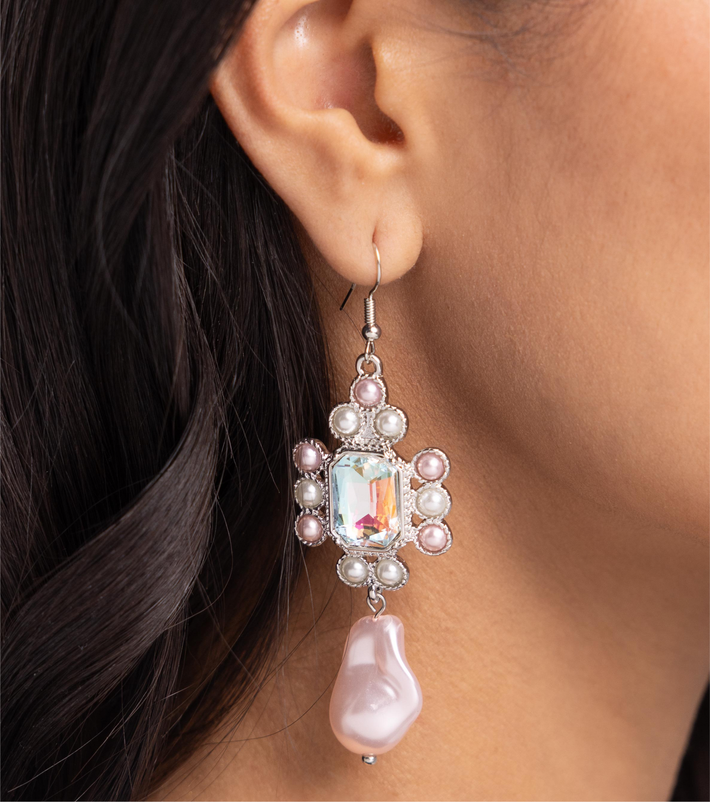 Paparazzi Earrings - Raving Review - Pink