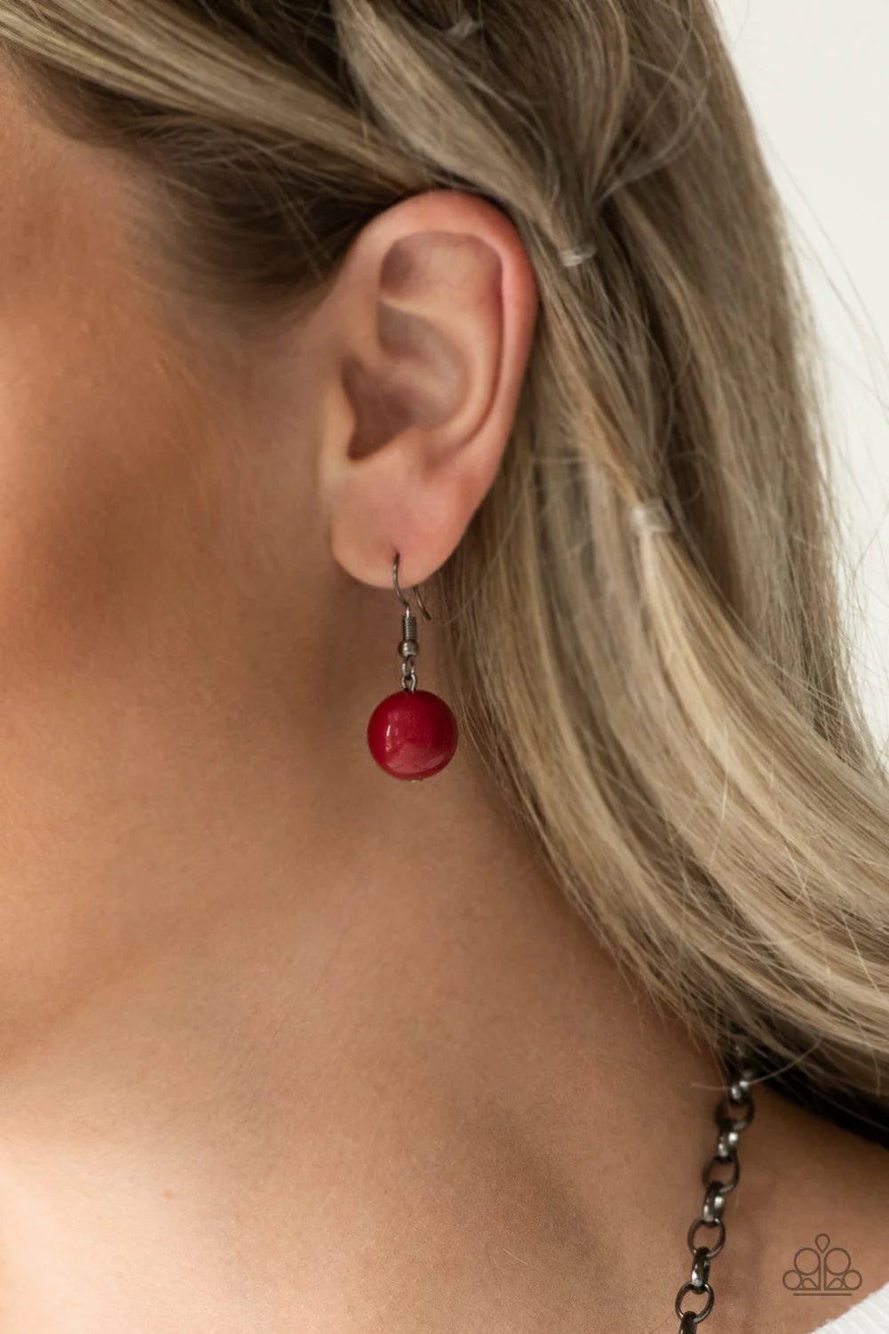 Paparazzi Necklaces - Fashion Fad - Red