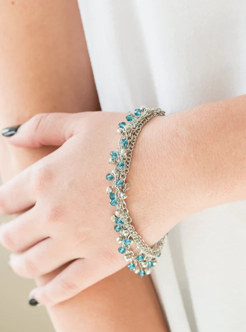 Paparazzi Bracelets - Cash Confidence - Blue