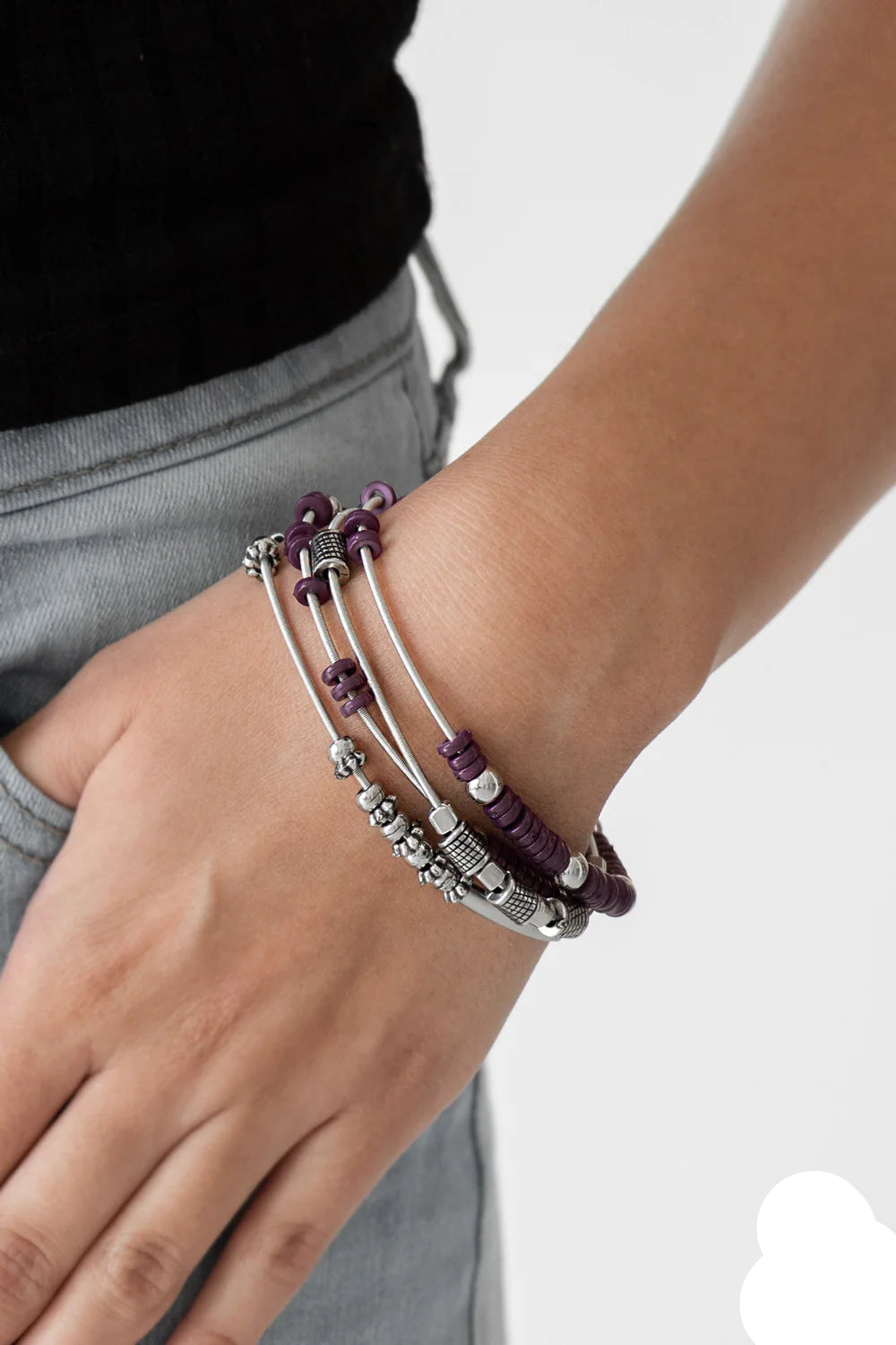 Paparazzi Bracelets - Tribal Spunk - Purple