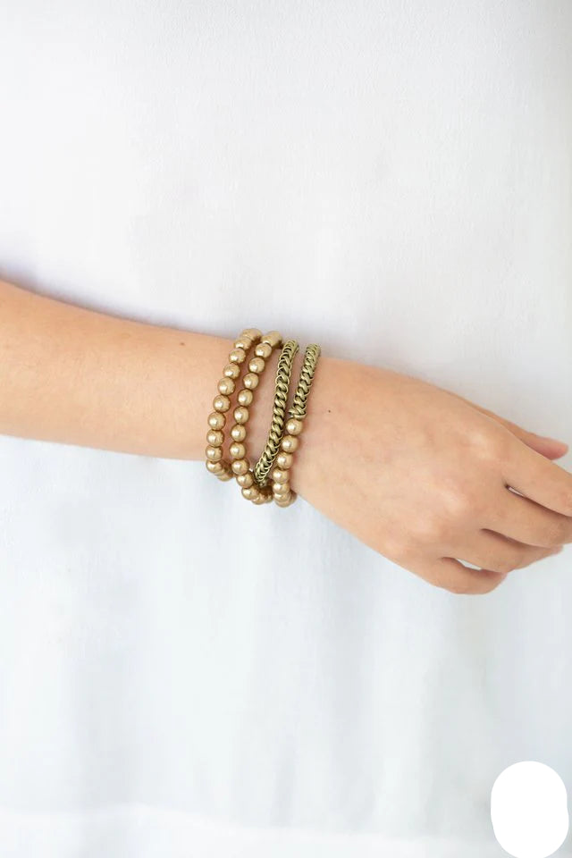 Paparazzi Bracelets - Industrial incognito - Brass