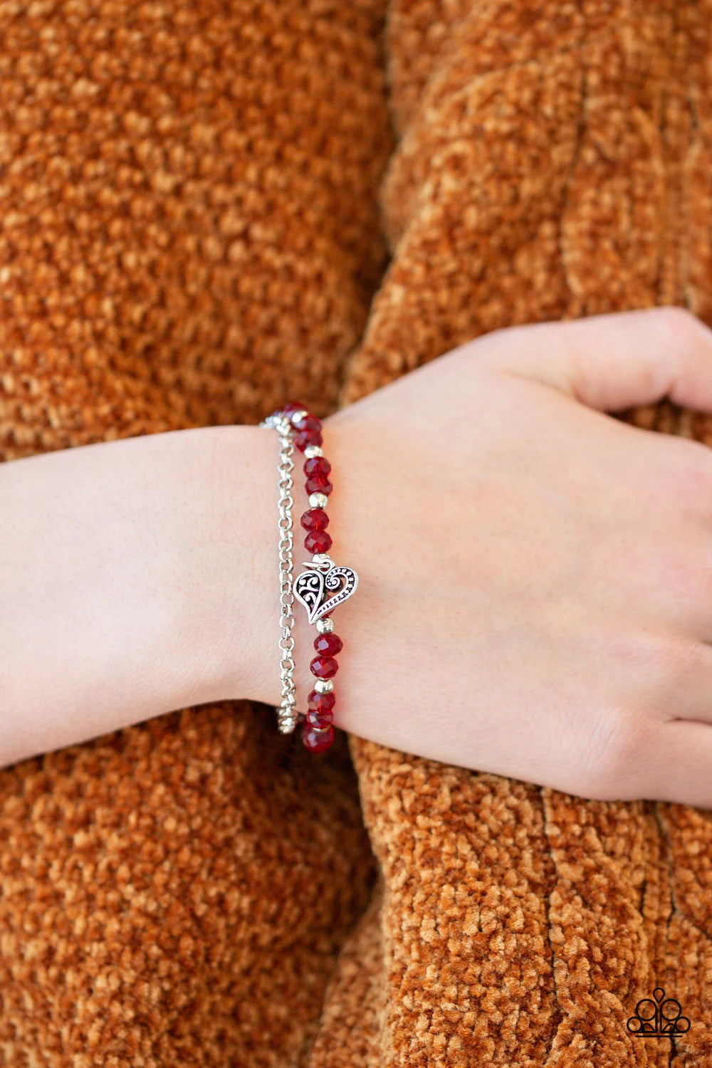 Paparazzi Bracelets - Rare Romance - Red