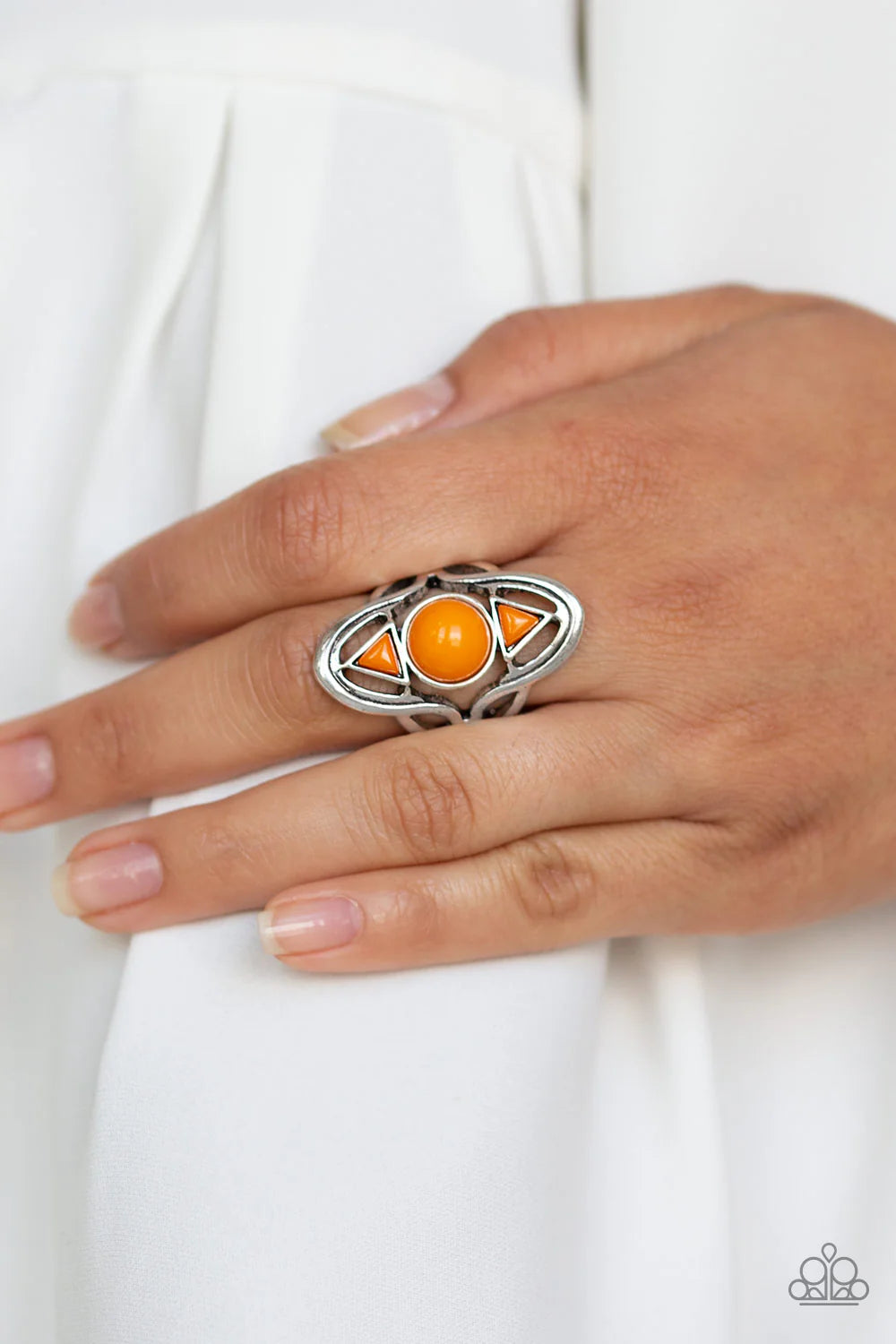 Paparazzi Rings - Aztec Adobe - Orange