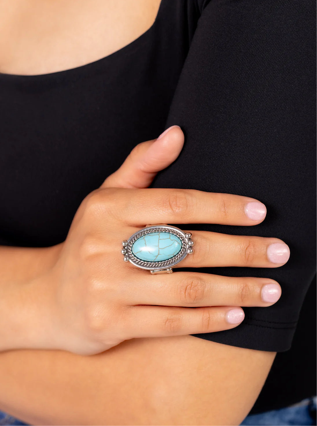 Paparazzi Rings - Lost in Sagebrush - Blue