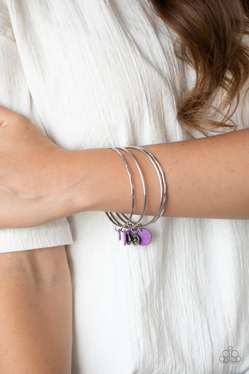 Paparazzi Bracelets - Prairie Plains - Purple