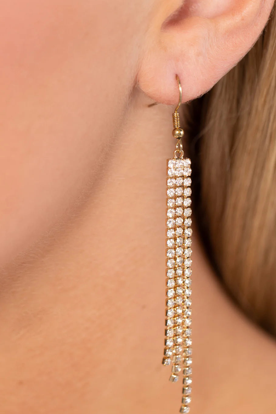 Paparazzi Earrings - Candescently Couture - Gold