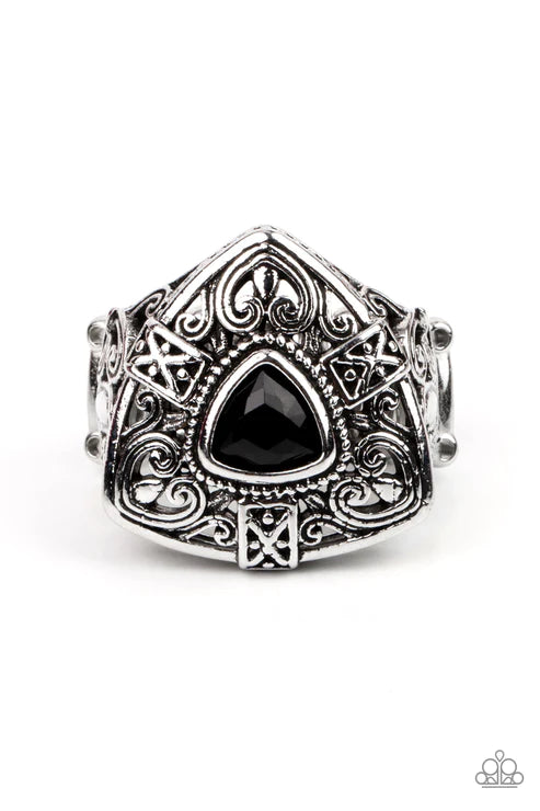 Paparazzi Rings - Charismatic Couture - Black