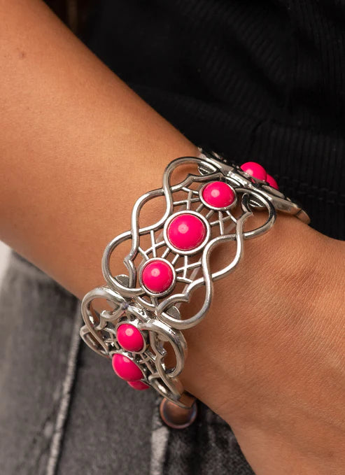 Paparazzi Bracelets - Very Versailles - Pink