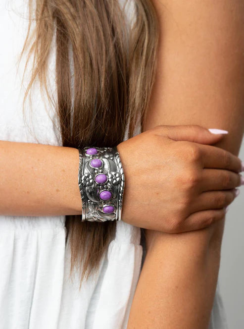 Paparazzi Bracelets - Welcome to the Badlands - Purple