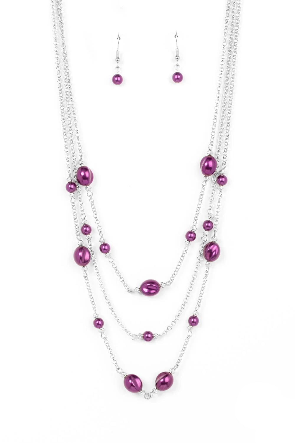 Paparazzi Necklaces - Pearlicious Pop - Purple