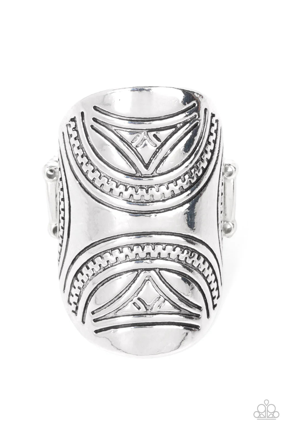 Paparazzi Rings - Pharaoh Party - Silver