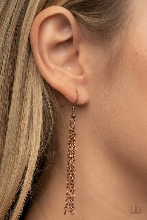 Paparazzi Necklaces - Whimsically Wistful - Copper