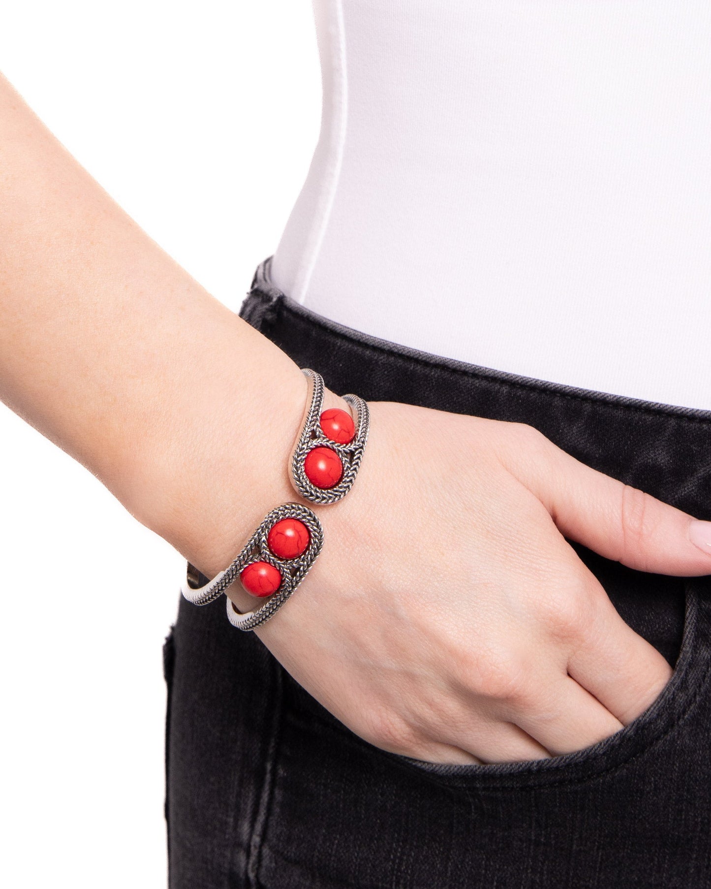 Paparazzi Bracelets - Desert Myth - Red