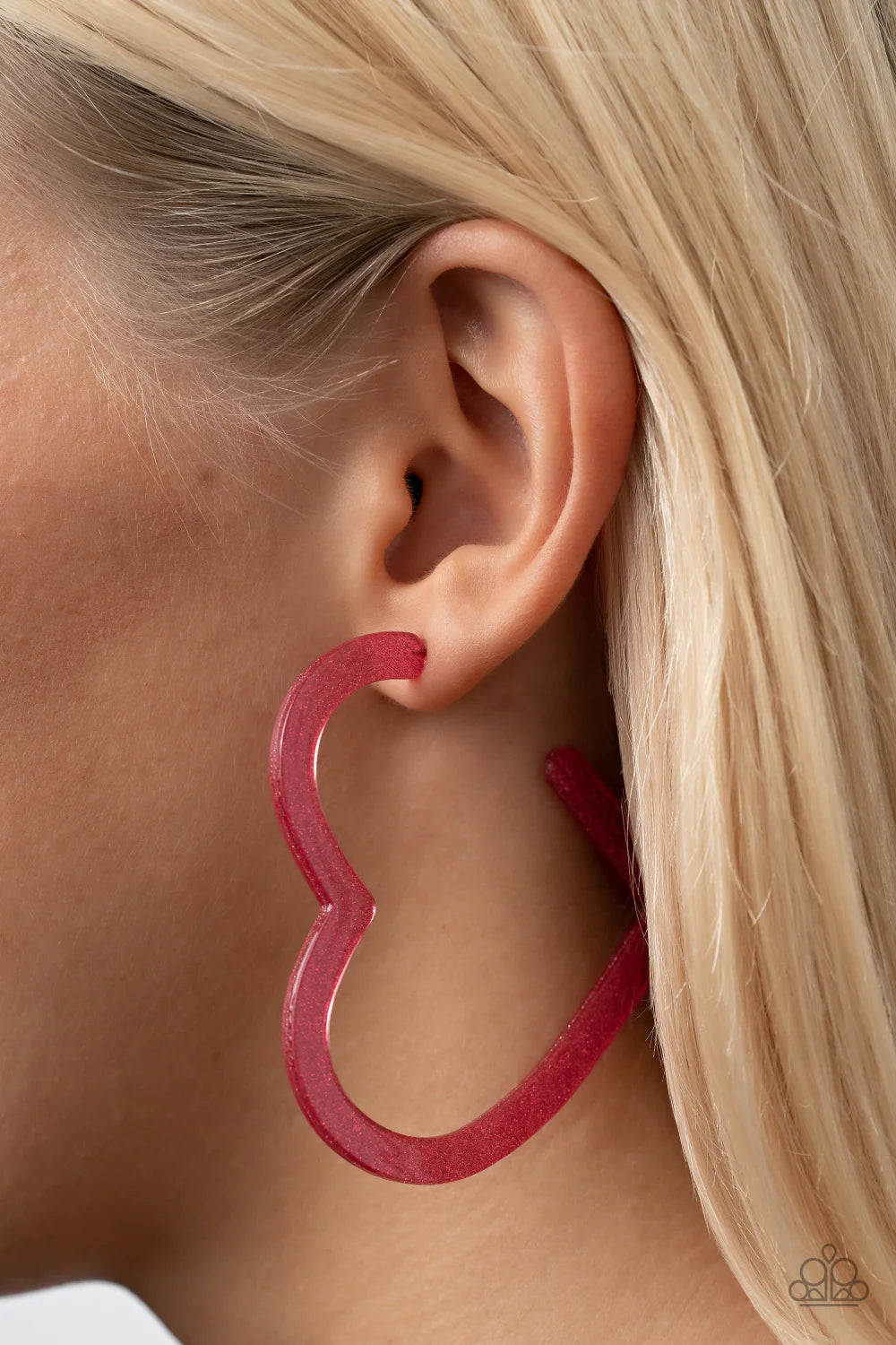 Paparazzi Earrings - Throbbing Twinkle - Pink