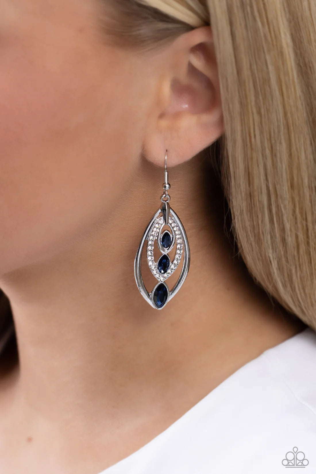 Paparazzi Earrings - Extra Exuberant - Blue