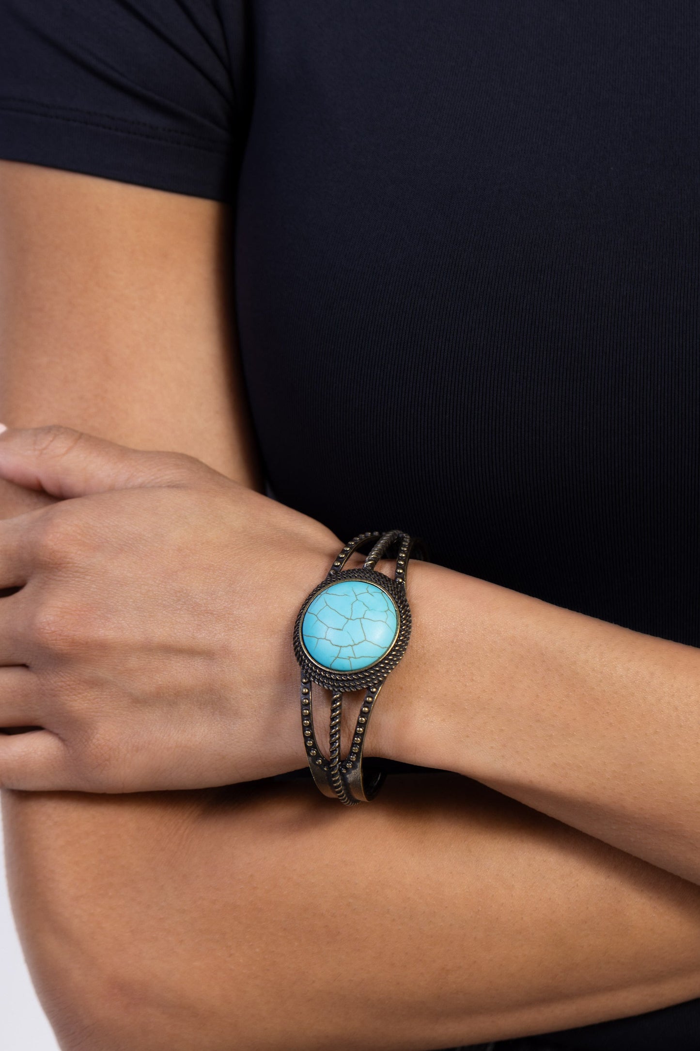 Paparazzi Bracelets - Sandstone Sojourn - Brass