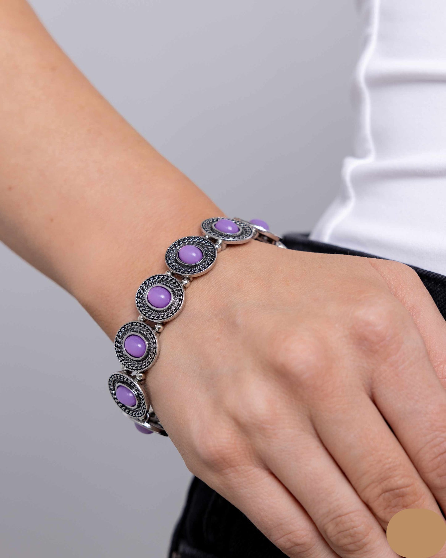 Paparazzi Bracelets - Dainty Delight - Purple