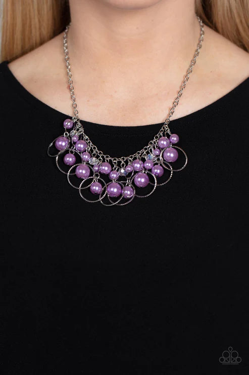 Paparazzi Necklaces - Ballroom Bliss - Purple