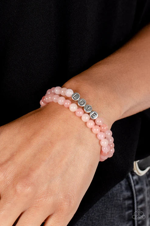Paparazzi Bracelets - Devoted Dreamer - Pink