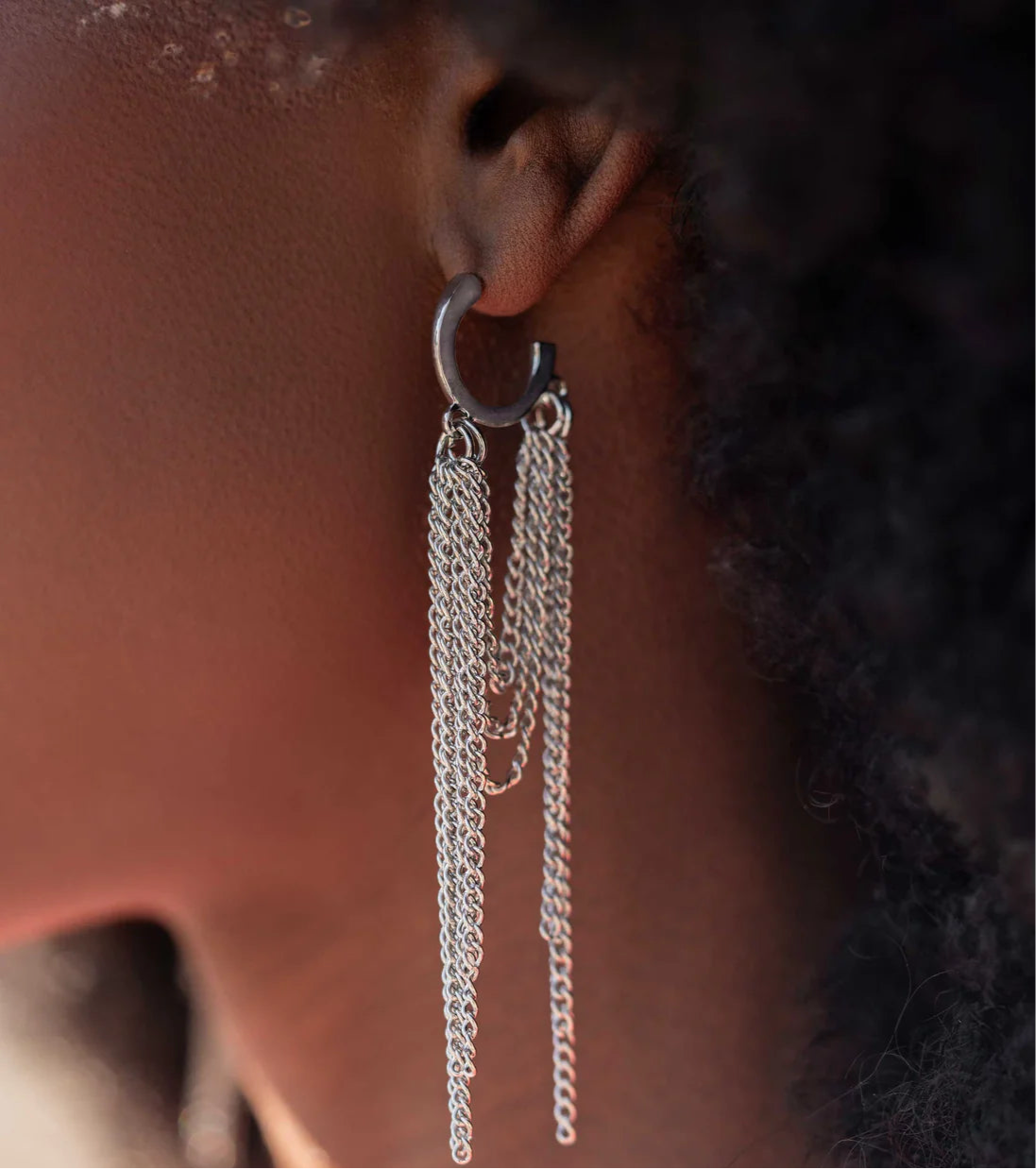 Paparazzi Earrings - Copious Caliber - Silver - Fashion Fix