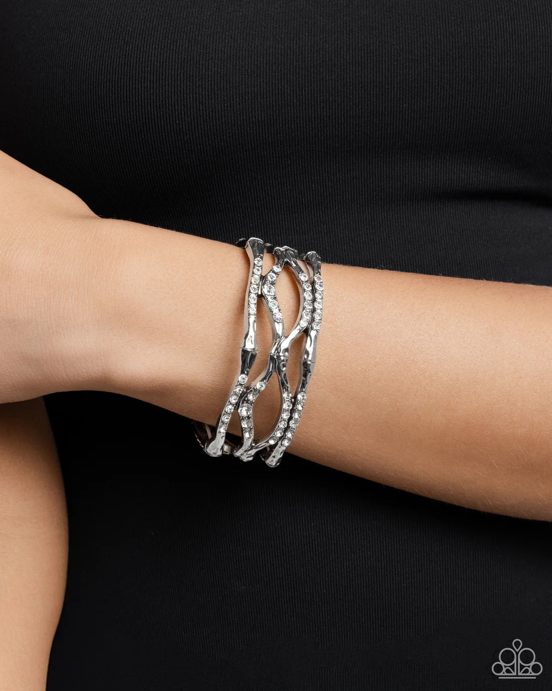 Paparazzi Bracelets - Cross Country - White