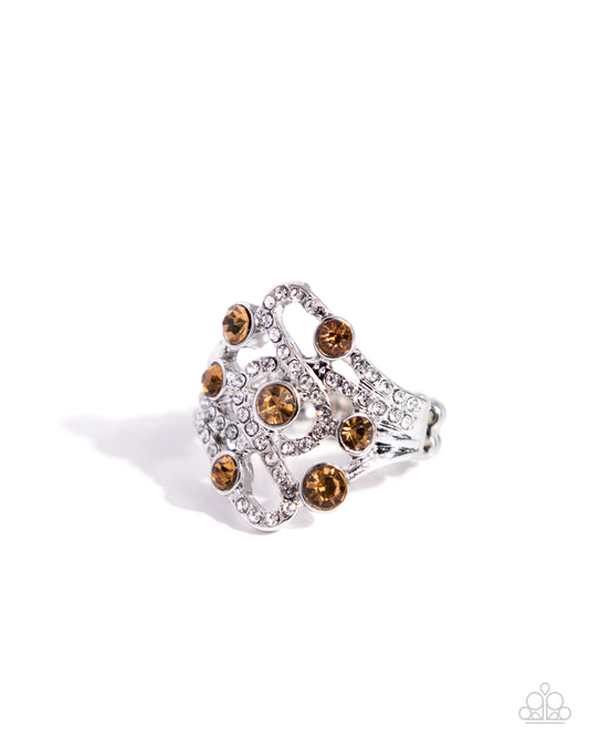 Paparazzi PREORDER Rings - High-Class Honor - Brown