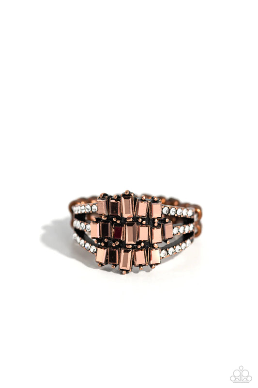 Paparazzi Rings - Stacking Up - Copper