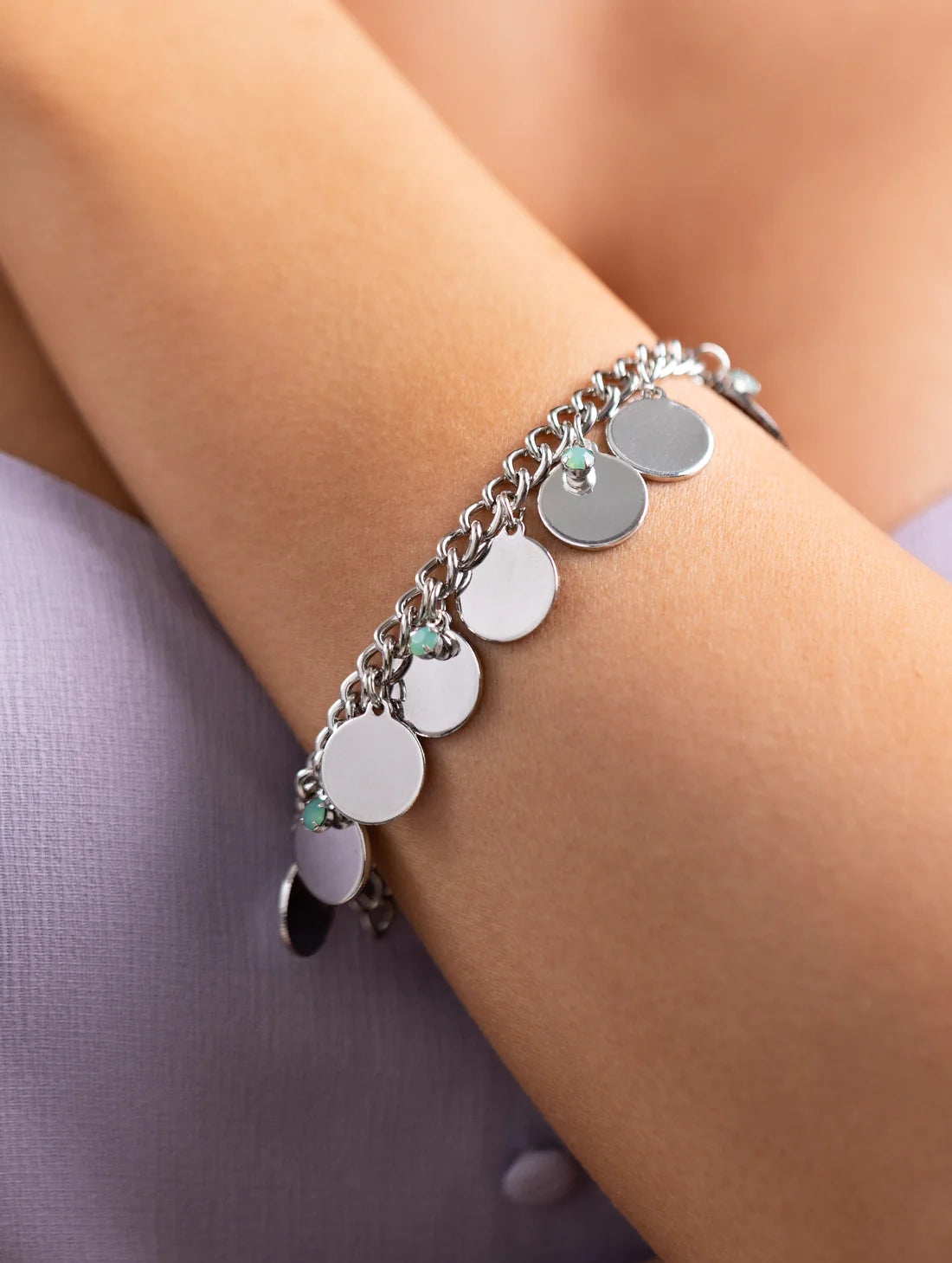 Paparazzi Bracelets - Dreamy Discs - Green