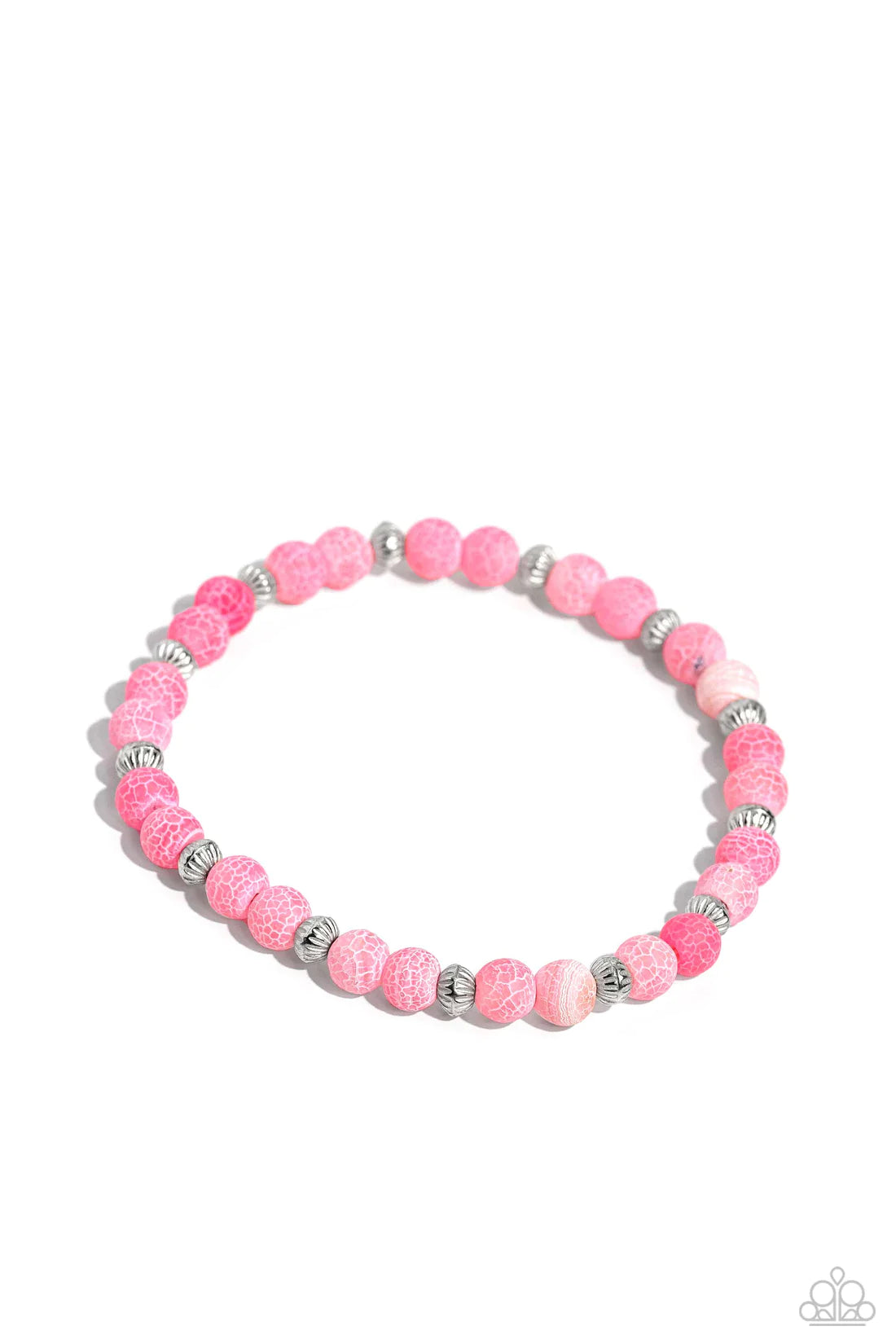 Paparazzi Bracelet ~ Metro Motif - Pink