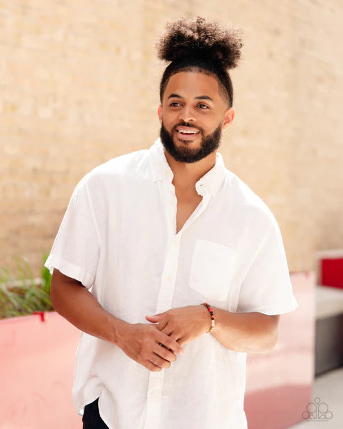 Paparazzi Men's Collection - I Wood Be So Lucky - Orange