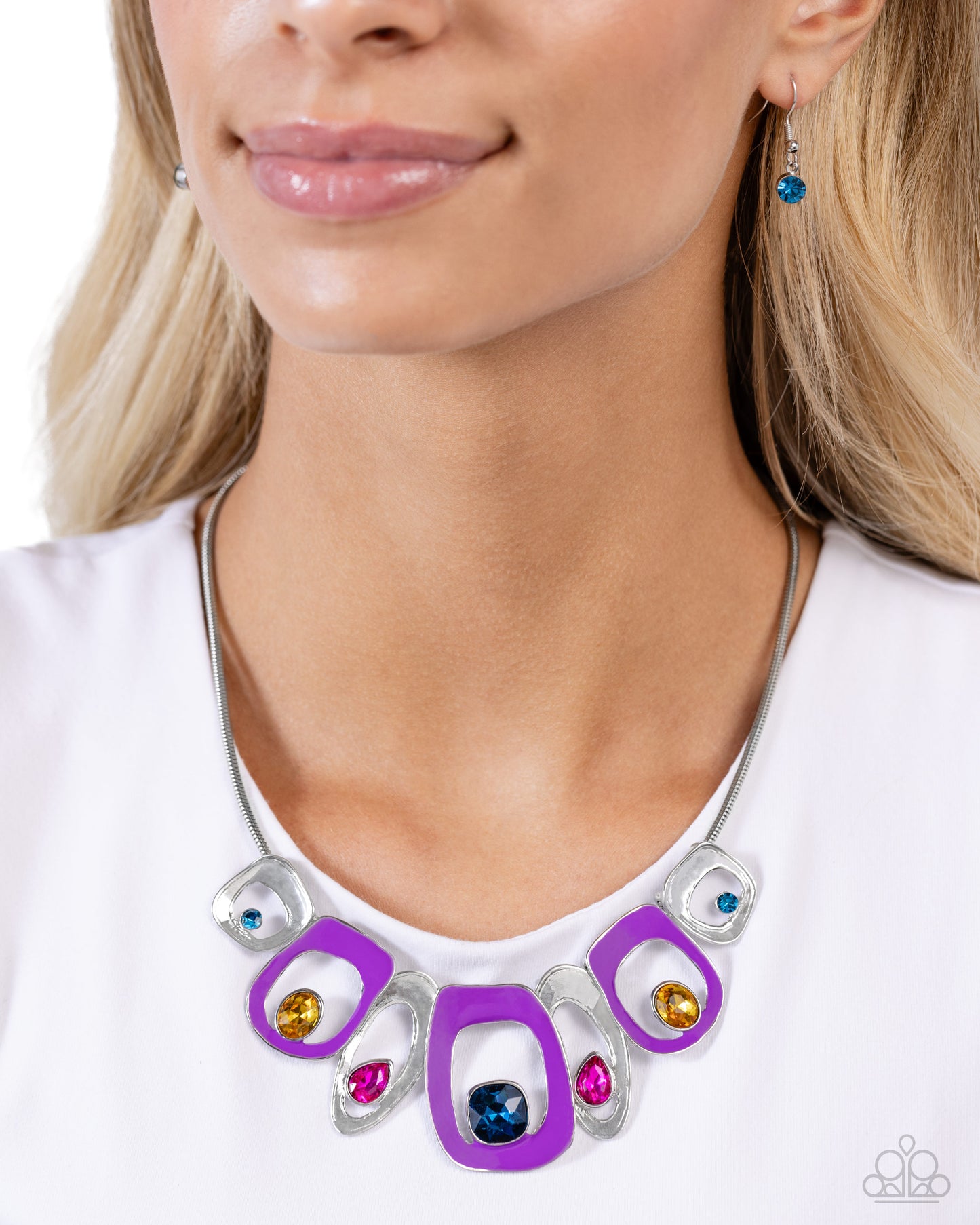 Paparazzi Necklaces - Poetically Painted - Purple