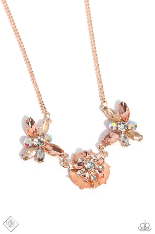 Paparazzi Necklaces - Soft-Hearted Series - Rose Gold - Fashion Fix