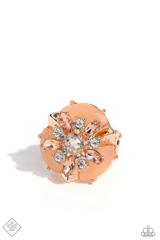 Paparazzi Rings - Soft-Hearted Salvage - Rose Gold - Fashion Fix