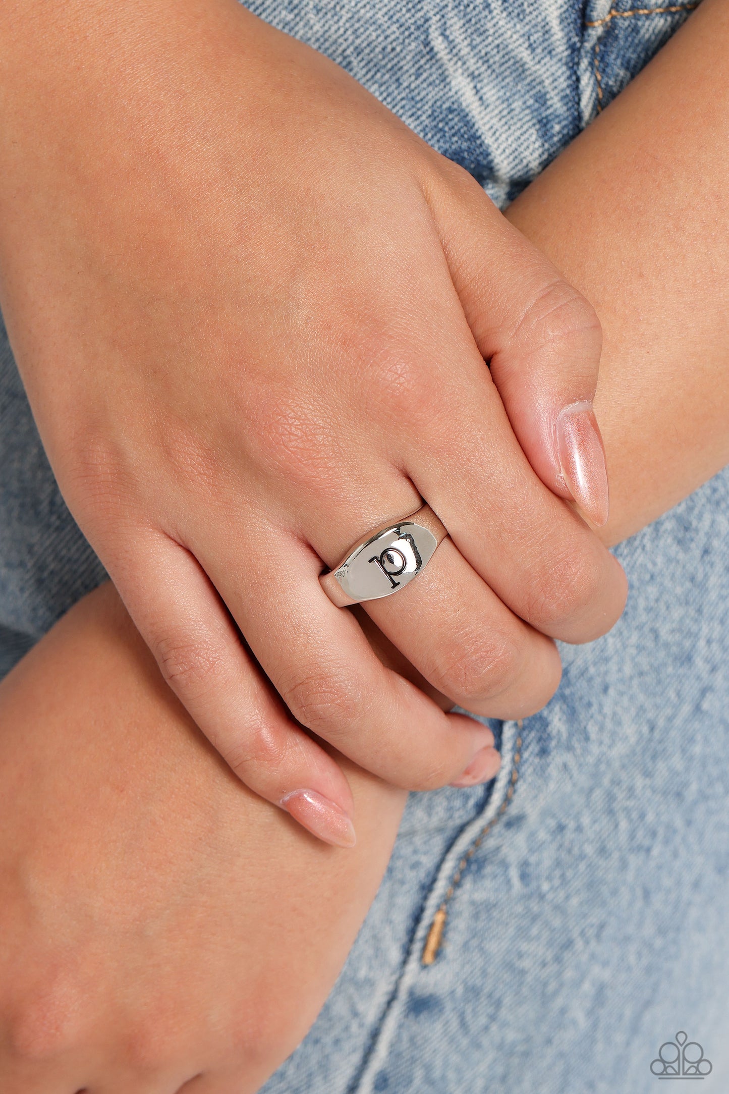 Paparazzi Rings - Monogram Memento - Silver - Y