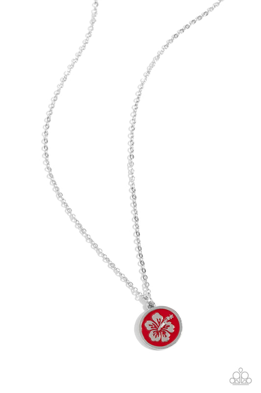 Paparazzi Necklaces - Beachy Basic - Red