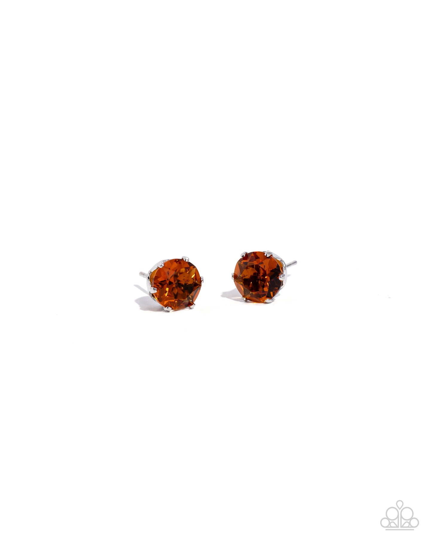 Paparazzi Earrings - Breathtaking Birthstone - Orange