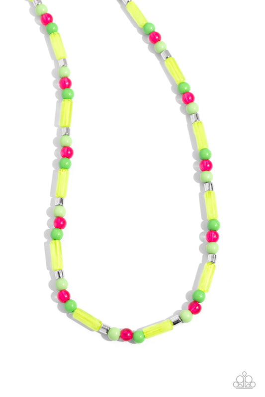 Paparazzi Necklaces - Beaded Beginner - Green
