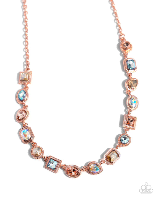 Paparazzi Necklaces - Gallery Glam - Copper