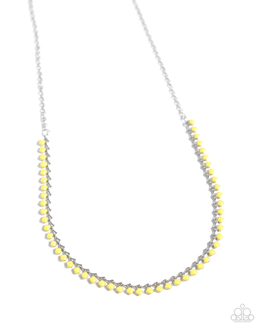 Paparazzi PREORDER Necklaces - Colored Cadence - Yellow