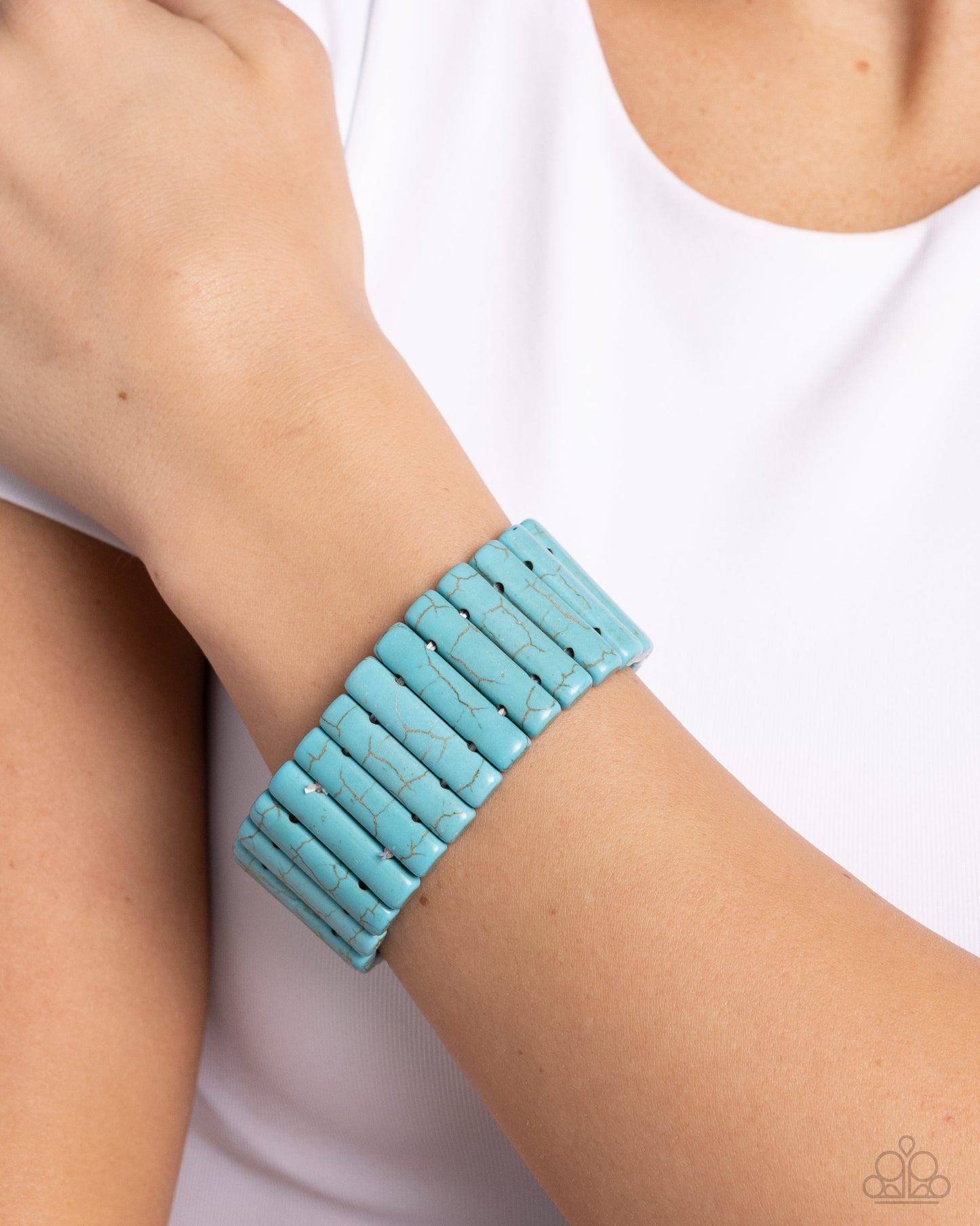 Paparazzi Bracelets - Southern Standing - Blue