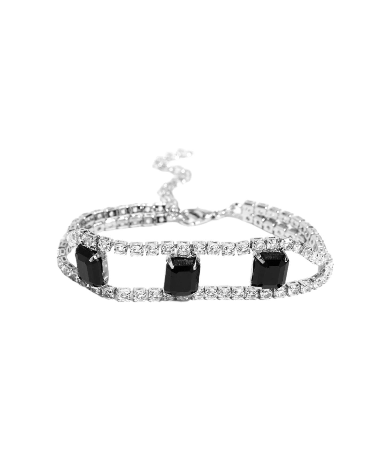 Paparazzi Bracelets - Embedded Elegance - Black