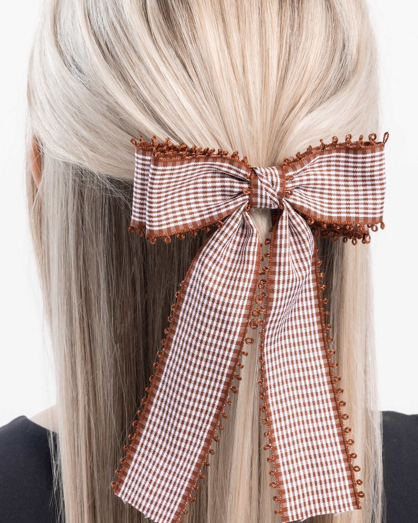 Paparazzi Hair Accessories - Checkered Chic - Brown
