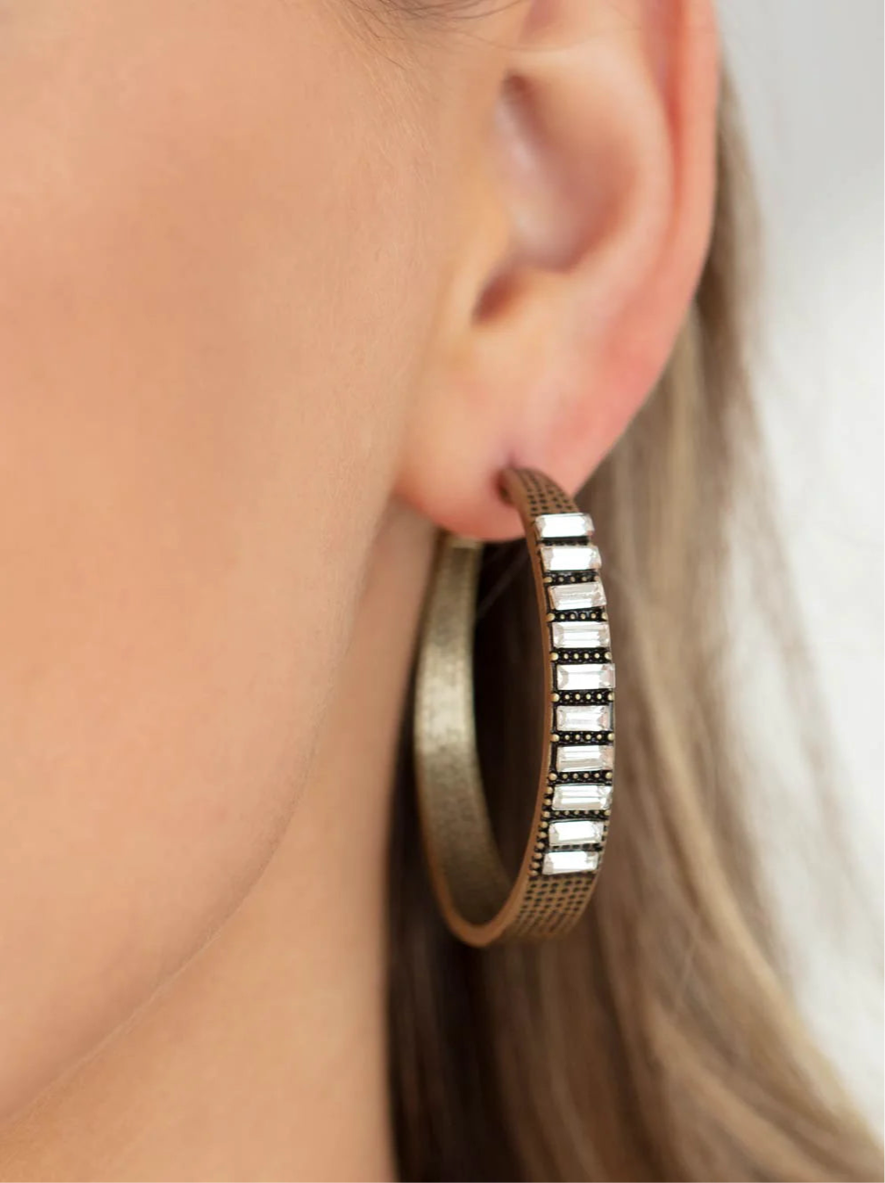 Paparazzi Earrings - More to Love - Brass