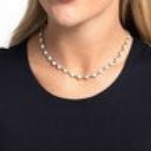Paparazzi Necklaces - Dancing Dalliance - White